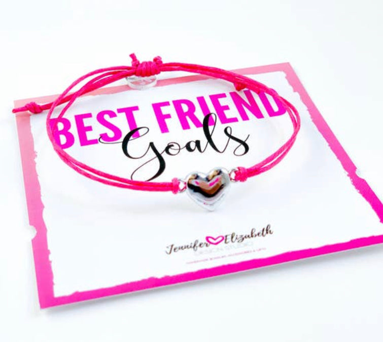 “Best Friend Goals” Inspirational Bracelet