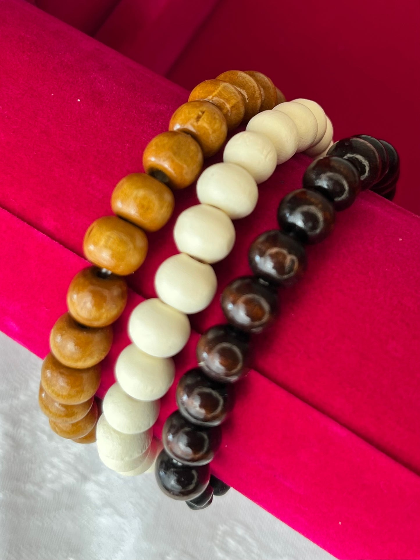 Wooden Bead Teacher Inspired Bracelets