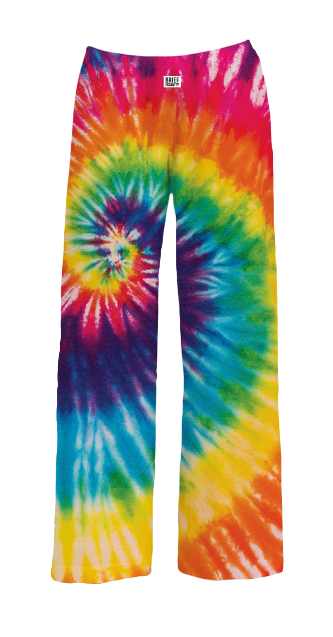 Rainbow Tie-Dye Pajama Lounge Pants