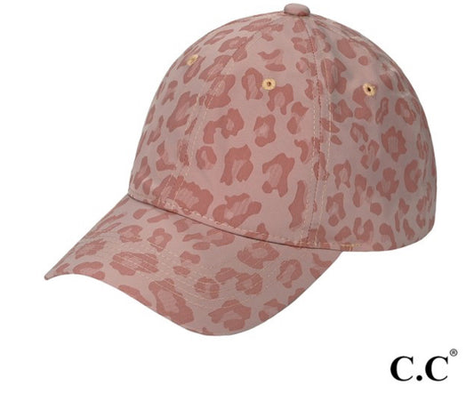 Leopard Print Nylon Hat