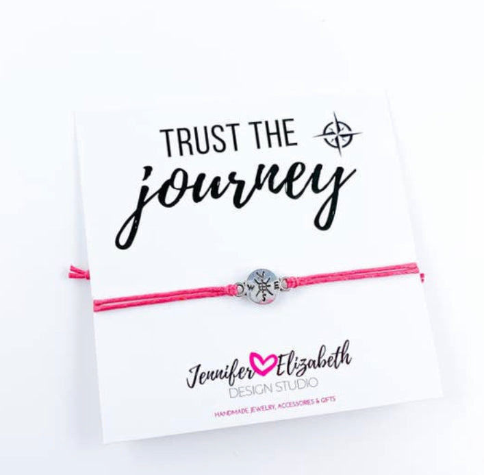 “Trust The Journey” Inspirational Bracelet