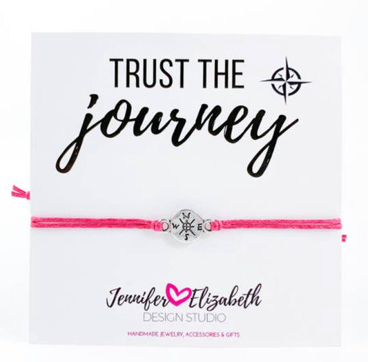 “Trust The Journey” Inspirational Bracelet