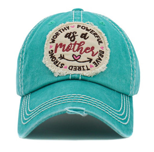 Worthy as a Mother Distressed Cap