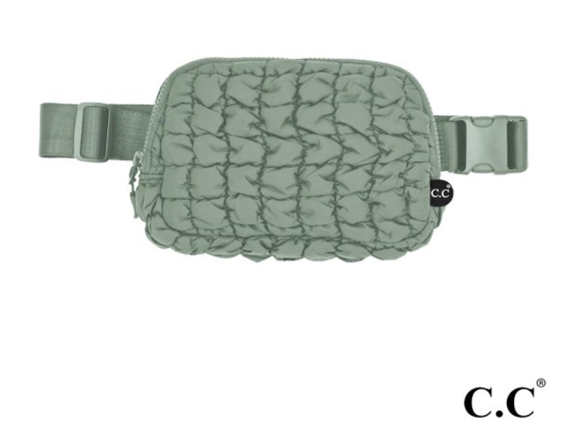 Quilted Puffer Fanny/Chest Bag