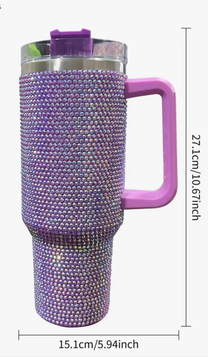 Rhinestone 40 oz Tumbler