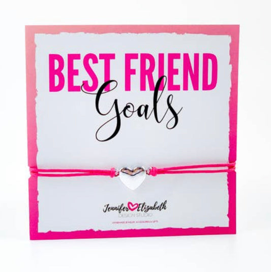 “Best Friend Goals” Inspirational Bracelet