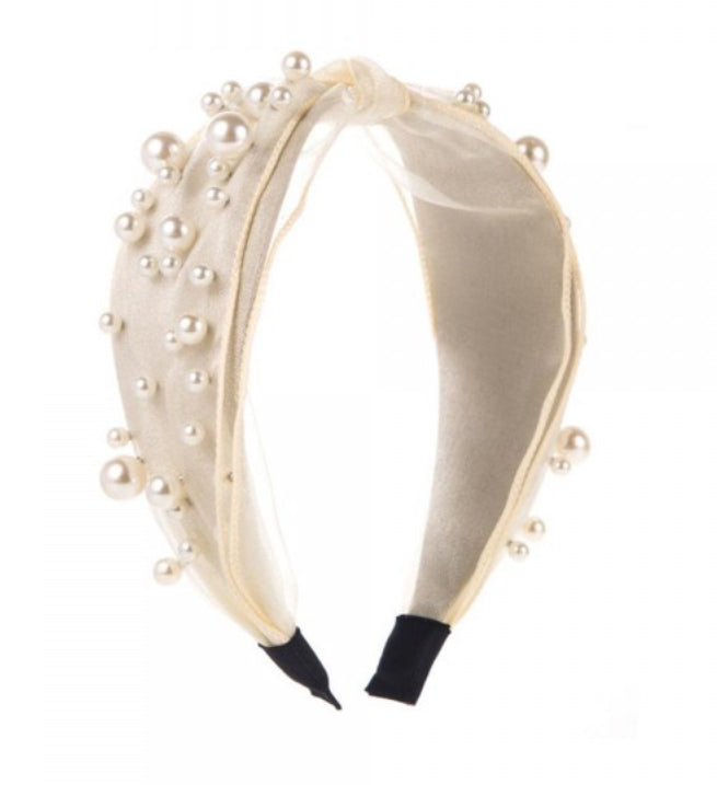 Pearl Beaded Headband