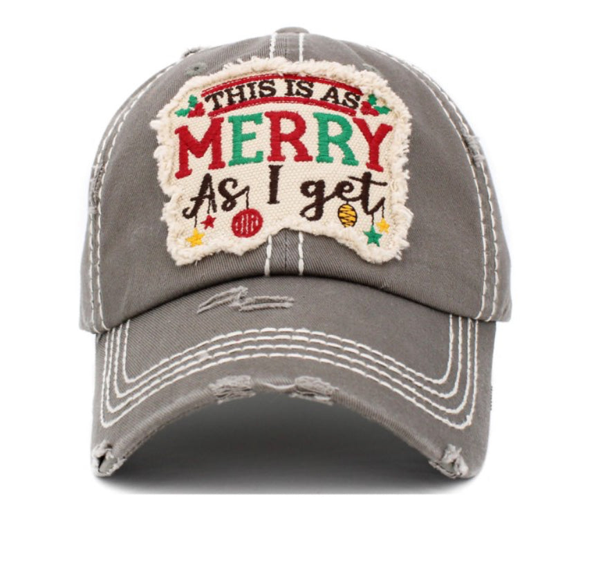 Merry as I Get Festive Cap